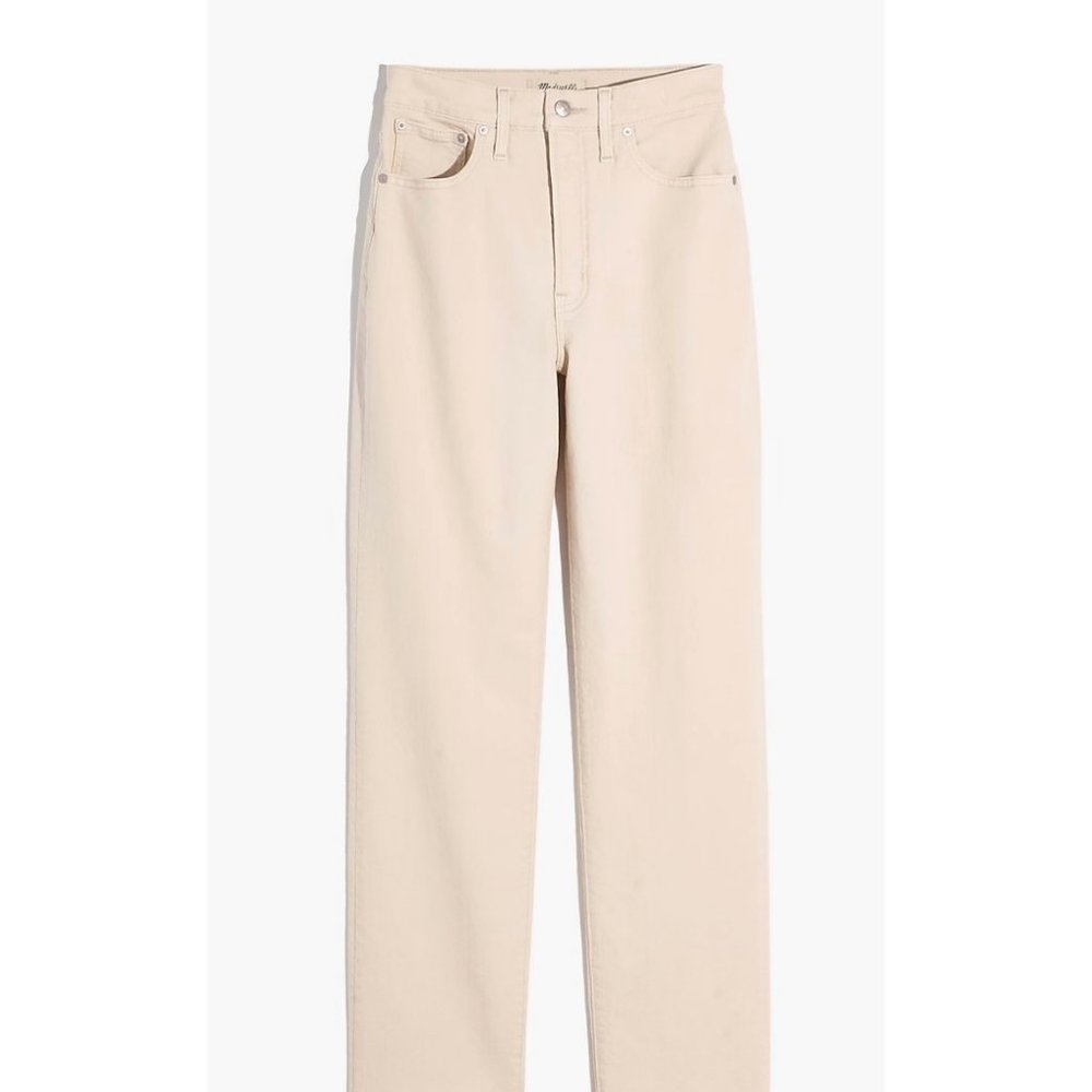 Madewell Women's Straight Leg Jeans in Cream